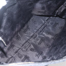 GUCCI GG Canvas Guccissima Shoulder Bag Leather Black Gold 201446 Auth BA9030-18