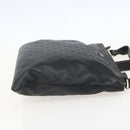 GUCCI GG Canvas Guccissima Shoulder Bag Leather Black Gold 201446 Auth BA9030-5