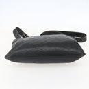 GUCCI GG Canvas Guccissima Shoulder Bag Leather Black Gold 201446 Auth BA9030-9