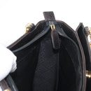 BALLY Shoulder Bag Leather Black Gold Auth BA9031-19