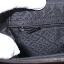 BALLY Shoulder Bag Leather Black Gold Auth BA9031-22