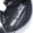 BALLY Shoulder Bag Leather Black Gold Auth BA9032-11