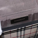 BURBERRY Shoulder Bag Leather Black Gold Auth BA9035-11