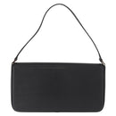 BURBERRY Shoulder Bag Leather Black Gold Auth BA9035-2