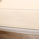 BALENCIAGA Hand Bag Leather Beige Gold Auth BA9038-19
