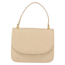 BALENCIAGA Hand Bag Leather Beige Gold Auth BA9038-13