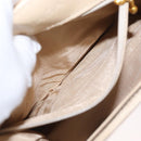 BALENCIAGA Hand Bag Leather Beige Gold Auth BA9038-12