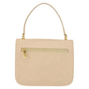 BALENCIAGA Hand Bag Leather Beige Gold Auth BA9038-2