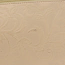 BALENCIAGA Hand Bag Leather Beige Gold Auth BA9038-3