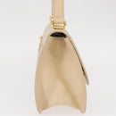 BALENCIAGA Hand Bag Leather Beige Gold Auth BA9038-5