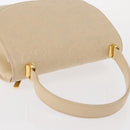 BALENCIAGA Hand Bag Leather Beige Gold Auth BA9038-7