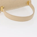 BALENCIAGA Hand Bag Leather Beige Gold Auth BA9038-8
