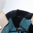 Chloe Alison Hand Bag Leather Blue Gold Auth BA9039-16