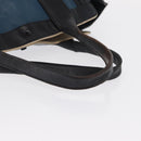 Chloe Alison Hand Bag Leather Blue Gold Auth BA9039-7