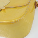 LOUIS VUITTON Vernis Bell Flower GM Schultertasche Broncorail M91706 Auth BA9045-9