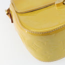 LOUIS VUITTON Vernis Bell Flower GM Schultertasche Broncorail M91706 Auth BA9045-14
