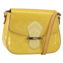 LOUIS VUITTON Vernis Bell Flower GM Schultertasche Broncorail M91706 Auth BA9045-1