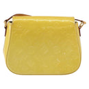 LOUIS VUITTON Vernis Bell Flower GM Schultertasche Broncorail M91706 Auth BA9045-2