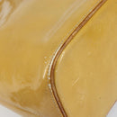 LOUIS VUITTON Monogram Vernis Houston Hand Bag Beige M91004 LV Auth BA9047-15