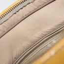 LOUIS VUITTON Monogram Vernis Houston Hand Bag Beige M91004 LV Auth BA9047-20