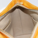 LOUIS VUITTON Monogram Vernis Houston Hand Bag Beige M91004 LV Auth BA9047-21