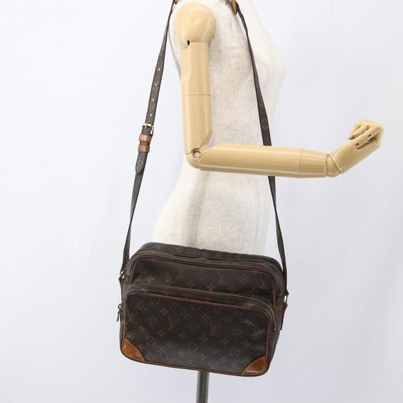 LOUIS VUITTON Monogram Nile Shoulder Bag M45244 LV Auth BA9049