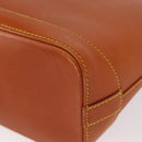 LOUIS VUITTON Nomad leather Lockit Hand Bag Brown M85388 LV Auth BA9052-16