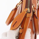 LOUIS VUITTON Nomad leather Lockit Hand Bag Brown M85388 LV Auth BA9052-17