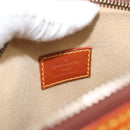LOUIS VUITTON Nomad leather Lockit Hand Bag Brown M85388 LV Auth BA9052-18