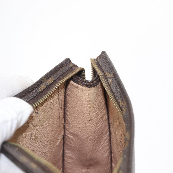 LOUIS VUITTON Monogram Poche Toilette 19 Pouch M47544 LV Auth BA9053