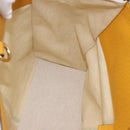 GUCCI Web Sherry Line Hand Bag Canvas 2way Beige Gold Auth BA9056-19