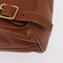 GUCCI Bamboo Backpack Leather Brown Gold 003 1705 0030 Auth BA9057-18