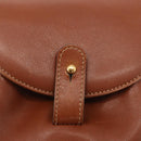 GUCCI Bamboo Backpack Leather Brown Gold 003 1705 0030 Auth BA9057-21