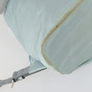PRADA Backpack Nylon Light Blue Silver Auth BA9058-9
