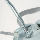 PRADA Backpack Nylon Light Blue Silver Auth BA9058-21