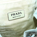 PRADA Backpack Nylon Light Blue Silver Auth BA9058-24