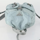 PRADA Backpack Nylon Light Blue Silver Auth BA9058-6