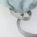 PRADA Backpack Nylon Light Blue Silver Auth BA9058-7