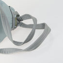 PRADA Backpack Nylon Light Blue Silver Auth BA9058-8