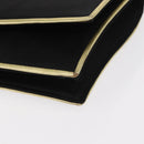 GIVENCHY Hand Bag Nylon Black Gold Auth BA9060-14