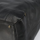 Chloe Tote Bag Leather Black Gold Auth BA9069-12