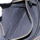 Chloe Tote Bag Leather Black Gold Auth BA9069-22