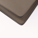 Chloe Fay Shoulder Bag Suede Leather Beige Gold Auth BA9070-11