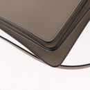 Chloe Fay Shoulder Bag Suede Leather Beige Gold Auth BA9070-12