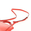 FENDI 2 JOURS Hand Bag Leather 2way Yellow Silver Auth BA9071-16