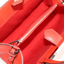 FENDI 2 JOURS Hand Bag Leather 2way Yellow Silver Auth BA9071-11