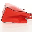 FENDI 2 JOURS Hand Bag Leather 2way Yellow Silver Auth BA9071-4