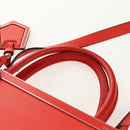 FENDI 2 JOURS Hand Bag Leather 2way Yellow Silver Auth BA9071-14