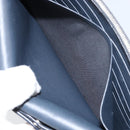 CELINE Frame Evening Chain Wallet Leather Black Silver Auth BA9073-21