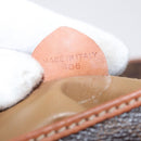 CELINE Macadam Canvas Shoulder Bag PVC Leather Brown Gold Auth BA9074-12